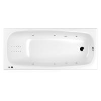 Акриловая ванна WHITECROSS Layla "LINE NANO" 0102.170075.100.LINENANO.CR 170х75 белая глянецевая/хром