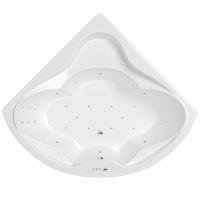 Акриловая ванна WHITECROSS Konsul "ULTRA" 0110.150150.100.ULTRA.CR 150х150 белая глянецевая/хром