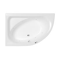 Акриловая ванна WHITECROSS Aquarella "SOFT" 0108.170110.100.SOFT.CR 170х110 левая белая глянецевая/хром