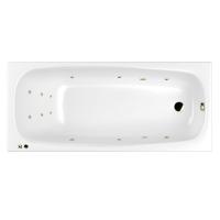 Акриловая ванна WHITECROSS Layla "SMART" 0102.180080.100.SMART.BR 180х80 белая глянцевая/бронза