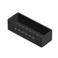 Полка WHITECROSS Ergo ER2280BL черный матовый