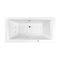 Акриловая ванна WHITECROSS Savia Duo "NANO" 0103.170080.100.NANO.CR 170х80 белая глянецевая/хром
