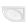Акриловая ванна WHITECROSS Aquarella "NANO" 0109.170110.100.NANO.CR 170х110 правая белая глянецевая/хром