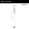 Душевая лейка WHITECROSS MICRO-GL золото гленцевое