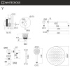 Душевой комплект с ручным и тропическим душем WHITECROSS Y YSET04BASICNIB никель брашированный