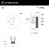 Смеситель термостатический встраиваемый WHITECROSS Y Y1236BL черный матовый