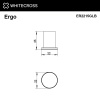 Крючок WHITECROSS Ergo ER2215GLB золото брашированное