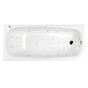 Акриловая ванна WHITECROSS Layla Slim "ULTRA" 0122.180080.100.ULTRA.GL 180х80 белая глянецевая/золото