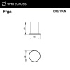 Крючок WHITECROSS Ergo ER2215GM графит