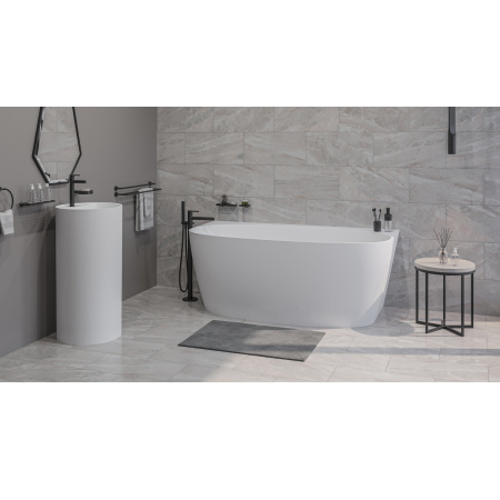 Ванна из искуственного камня WHITECROSS Pearl A 0214.155080.200 155х80 белый матовый
