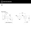 Встраиваемый смеситель WHITECROSS Y Y1226GM графит