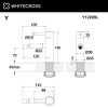Смеситель для биде WHITECROSS Y Y1220BL черный матовый