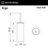 Ершик для унитаза WHITECROSS Ergo ER2274GM графит