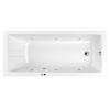 Акриловая ванна WHITECROSS Wave "LINE NANO" 0101.180080.100.LINENANO.CR 180х80 белая глянецевая/хром