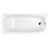 Акриловая ванна WHITECROSS Layla "ULTRA NANO" 0102.170075.100.ULTRANANO.GL 170х75 белая глянецевая/золото