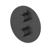 Внешняя часть встраиваемого термостатического смесителя WHITECROSS Y 2-Y1236GM графит