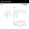 Смеситель для ванны скрытого монтажа WHITECROSS Y Y1240NIB никель брашированный