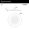 Верхний душ WHITECROSS Y Y1300NIB никель брашированный