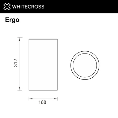 Мусорное ведро WHITECROSS Ergo ER2291CR 4 л  хром