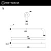 Кронштейн настенный WHITECROSS Y Y1310CPB медь брашированная