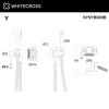 Внешняя часть гигиенического душа WHITECROSS Y 2-SYSYBI2CPB медь брашированная