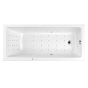 Акриловая ванна WHITECROSS Wave "NANO" 0101.160080.100.NANO.CR 160х80 белая глянецевая/хром