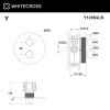 Смеситель термостатический встраиваемый WHITECROSS Y Y1236GLB золото брашированное