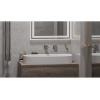 Раковина накладная WHITECROSS Moonstone E 0731.070035.200 70х35 искусственный камень белый матовый