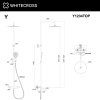 Душевая стойка с изливом и термостатом WHITECROSS Y Y1234TOPCR хром