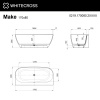 Ванна из искуственного камня WHITECROSS Make 0219.170080.2XXXX 170х80 RAL матовый