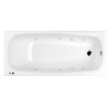 Акриловая ванна WHITECROSS Layla "SOFT" 0102.180080.100.SOFT.BR 180х80 белая глянцевая/бронза