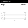 Полотенцедержатель WHITECROSS Ergo ER2250CR хром