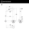 Смеситель для раковины L WHITECROSS Y Y1212CPB медь брашированная