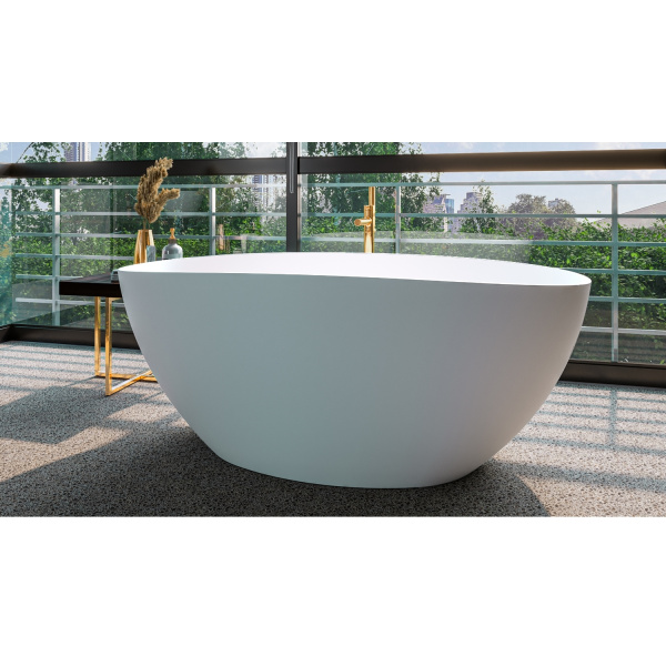 Ванна из искуственного камня WHITECROSS Onyx A 0204.160075.200 160х75 белый матовый