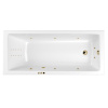 Акриловая ванна WHITECROSS Wave "SMART NANO" 0101.170070.100.SMARTNANO.GL 170х70 белая глянецевая/золото